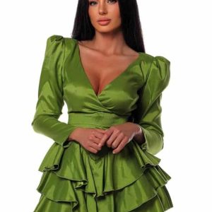 RUFFLE PART 2 DRESS