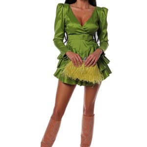 RUFFLE PART 2 DRESS
