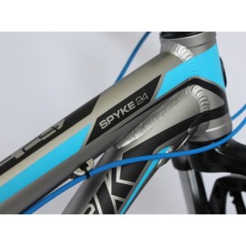 Bicicleta copii 9-12 ani, 24 inch, Spyke Black Sand Pearl Apple Green JewWhite, Silverback S74SB201566B
