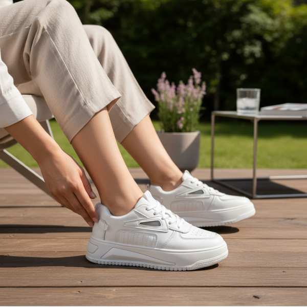 Adidasi dama casual albi 3502 T51-3