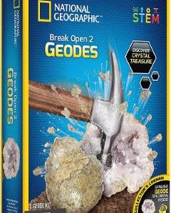 Invata sa spargi o geoda. Kit educativ STEM