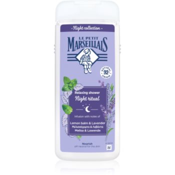 Le Petit Marseillais Night Collection Lemon Balm & Lavender gel de dus relaxant