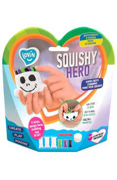 Set Air Clay pentru modelaj: Scary Ghost. Squishy Hero - 6 culori
