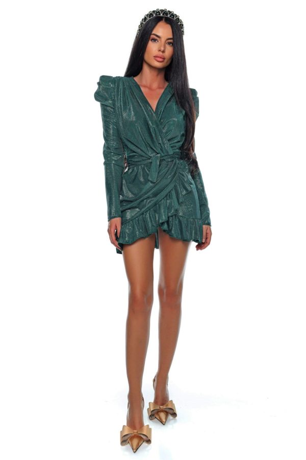 380742172_847584886944858_8067917184116515930_n-scaled-1.jpg Rochie din lurex cu volane