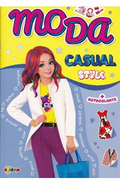 Moda. Casual Style cu autocolante