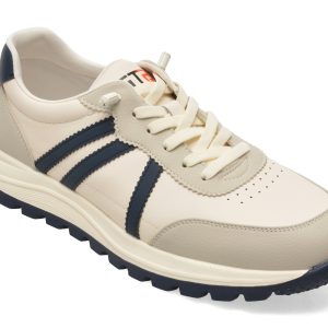 Pantofi sport BITE THE BULLET albi, A86009, din piele naturala