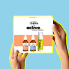 Set ACTIVE CONTROL ROUTINE set cu ser antioxidant și iluminator cu Vitamina C, ser hidratant cu 3 tipuri de Acid Hialuronic și ser antirid cu Retinal