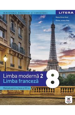 43996743-1-small-1.jpg Limba franceza. Limba moderna 2 - Clasa 8 - Manual - Raisa Elena Vlad, Elena-Julieta Stan