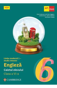 44214457-1-small-1.jpg Limba engleza. Limba moderna 1 studiu intensiv - Clasa 6 - Caietul elevului - Vicki Anderson, Eoin Higgins, Cristina Rusu, Diana Todoran, Ioana Tudose