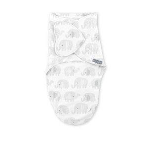 Sistem de infasare Ingenuity Swaddle Me 0-3 luni, colectia Monogram, Scribble Elephant