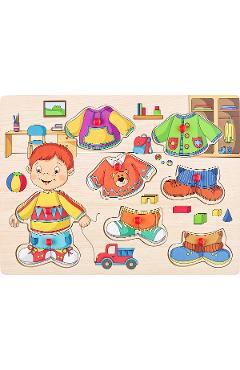 46925200-1-small-1.jpg Puzzle din lemn cu butoni: Imbraca-l pe Sebastian