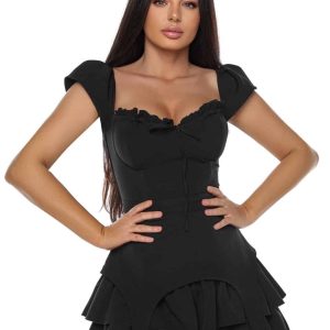 Rochie sexy cu portjartier