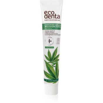 Ecodenta Certified Organic Multifunctional with Hemp pastă de dinți naturală