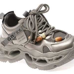 Pantofi sport GRYXX gri, 3079, din material textil