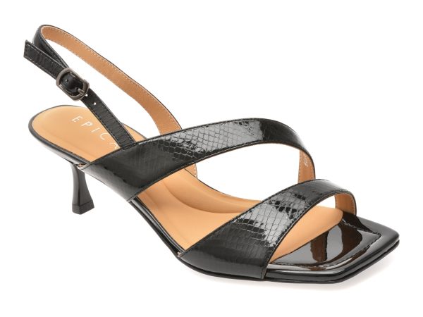 4c3ab2a3dd0ce77c1e4d2a9ca5480c61fe6ba11fd98436400927e017e8c2cbcd.jpeg Sandale elegante EPICA negre, E417560, din piele naturala lacuita