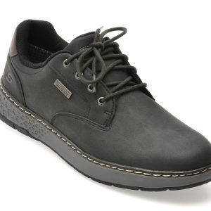 Pantofi sport SKECHERS negri, GARLAN, din piele ecologica