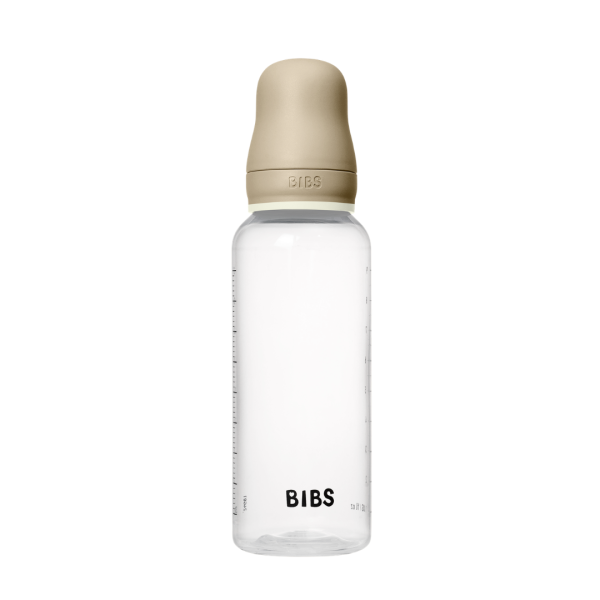 5017257_2_.png Set complet biberon BIBS fosforescent anticolici PP fara BPA, 270 ml, Latex, Vanilla Glow