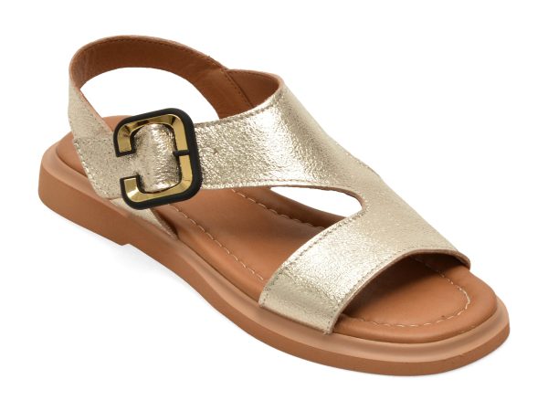 501cea6d6c7aafd39688fd0a450c91d6a0af9b1be5a8676b8e44fac1499c3d23.jpeg Sandale GOLD DEER aurii, 22081, din piele naturala