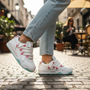 Adidasi dama casual albi 508 T51-3