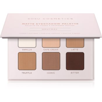 5391545372291_01-o.jpg SOSU Cosmetics Matte Eyeshadow Palette paletă cu farduri de ochi