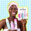 Set curățare CLEANSING ROUTINE rutină completă de demachiere și curățare a tenului cu apă micelară, cleanser spumant și spray cu apă termală