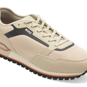 55d3f26e0451fae22470a79bca02b9ffaa34de1a46da159adbcc5e29792bb0b0.jpeg Pantofi sport BOSS bej, 7903, din material textil