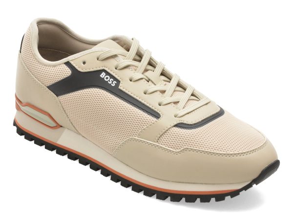55d3f26e0451fae22470a79bca02b9ffaa34de1a46da159adbcc5e29792bb0b0.jpeg Pantofi sport BOSS bej, 7903, din material textil