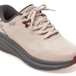 Pantofi sport SKECHERS gri, BOBS SKILLZ, din material textil