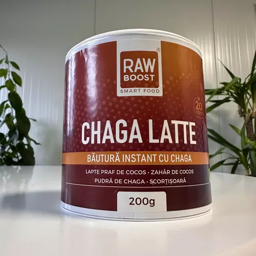 Chaga Latte - băutură instant ECO, 200g | Rawboost