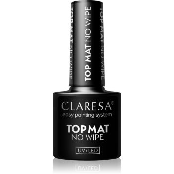 Claresa UV/LED Top Mat No Wipe gel de protecție cu aspect mat