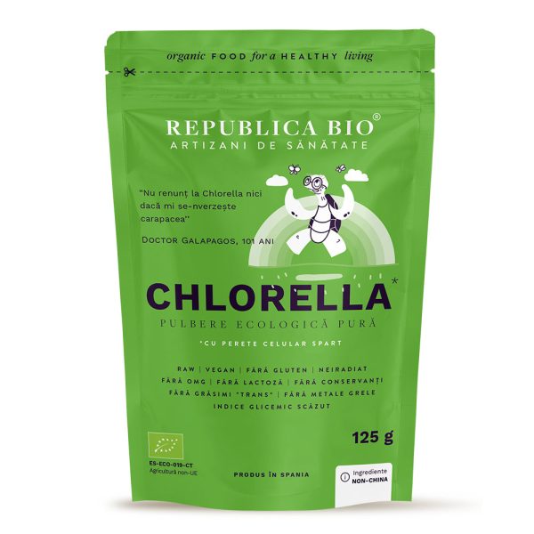 Chlorella, pulbere ecologica pura Republica BIO, 125 g - Default