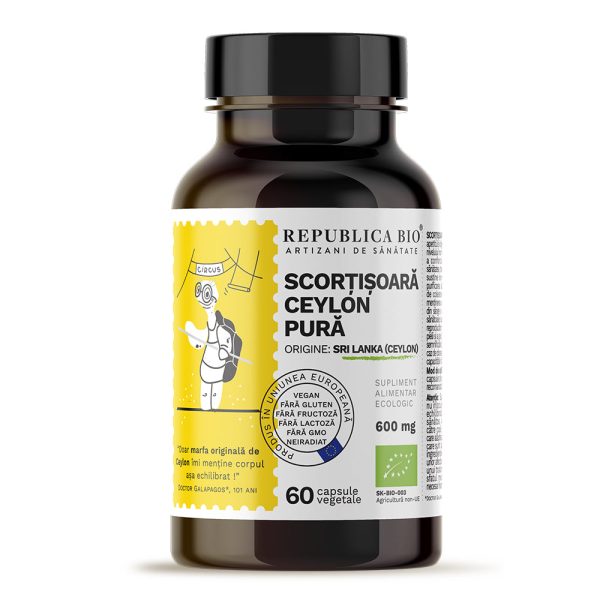Scortisoara Ceylon pura ecologica Republica BIO, 60 capsule - Default