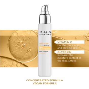Helia-D Pro Active Vitamin C ser cu efect iluminator faciale
