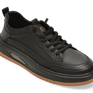 Pantofi sport BITE THE BULLET negri, 86050, din piele naturala