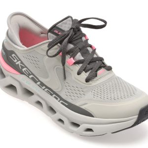 Pantofi sport SKECHERS gri, GLIDE-STEP ALTUS, din material textil