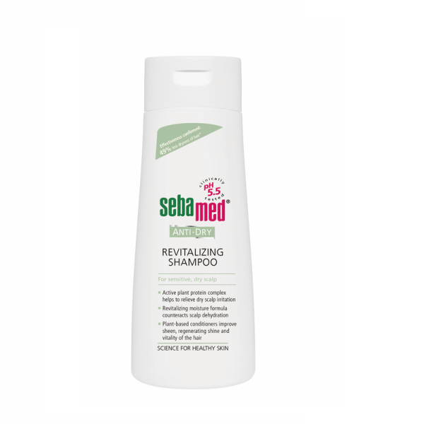 Sampon dermatologic hidratant pentru par uscat, 200 ml, Sebamed