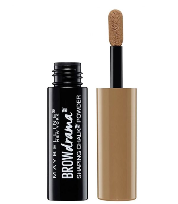 635069.jpg Pudra pentru sprancene Maybelline New York Brow Drama Shaping Chalk, 110 Soft Brown, 1 g