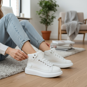 Adidasi dama albi casual   inalti   6616 N9-3