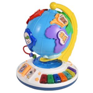 663479.jpg Jucarie interactiva Globul Pamantesc cu sunete, lumini, puzzle si pian educativ
