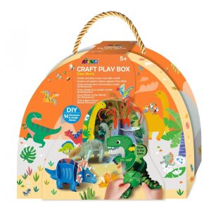Set creativ portabil DIY, Avenir, Lumea Dinozaurilor