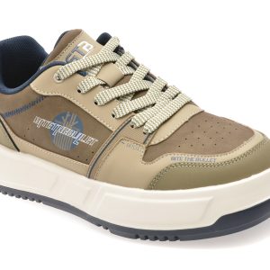 Pantofi sport BITE THE BULLET gri, 251209, din piele naturala