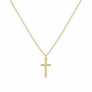 Colier Cruce Gold cu Aur