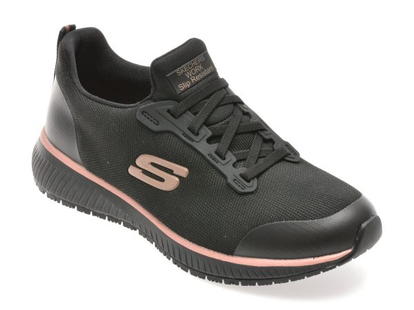 6d185eba7db38bfafd06125f0eaf5e6d4afa0cb59d90f134db7251bc971ead71.jpeg Pantofi sport SKECHERS negri, SQUAD SR, din material textil