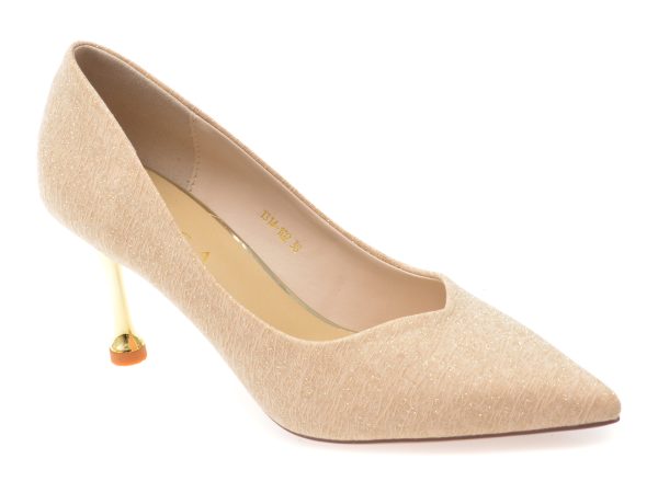 6eb35783fff8f48e3583fe4bb9fc340c4d9143387fac8dabc43da5c04b84c117.jpeg Pantofi eleganti EPICA bej, 1314102, din piele ecologica