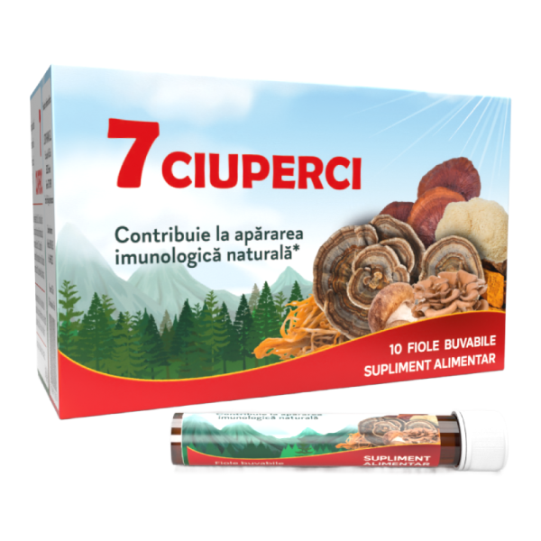 7-ciuperci-justin-pharma.png 7 Ciuperci, 10 fiole buvabile, Justin Pharma
