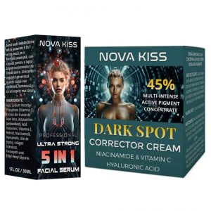 722382.jpg Set Facial Profesional Contra Petelor Pigmentare cu Ser 5 in 1 Formula Ultra Puternica si Crema Corectoare cu 45% Concentrat Activ, NOVA KISS