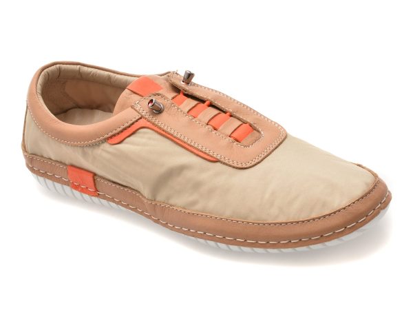 72588cc31f51d87a55ef901eb901c6ac8a906d5ad1bb554a3d02fbb2d47f3f95.jpeg Pantofi sport EVIDA bej, EV2925, din material textil