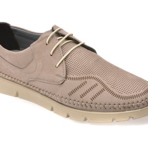 Pantofi sport BITE THE BULLET gri, OY2090, din nabuc