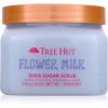 Tree Hut Shea Sugar Scrub Flower Milk exfoliant de corp cu zahăr