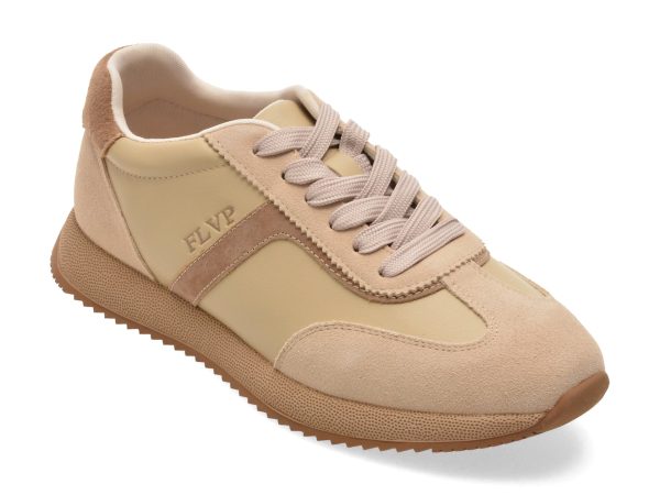 76bcdfc1641f116b00f5da9123a320a2ae81dde09f926071e3340cb03abaffb1.jpeg Pantofi sport FLAVIA PASSINI bej, 6159, din piele naturala